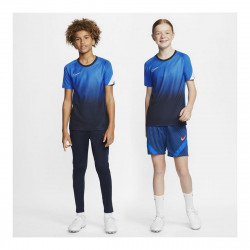 Camiseta de Fútbol de Manga Corta para Niños Nike Dri-FIT Academy Azul