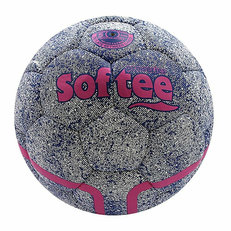 Balón de Fútbol DENIM Softee 80663 Rosa Sintético (5)