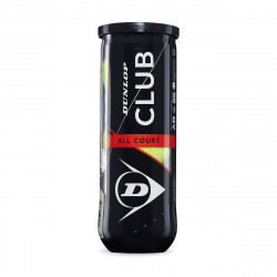 Pelotas de Tenis D TB CLUB AC 3 PET Dunlop 601334 3 Piezas (Caucho)