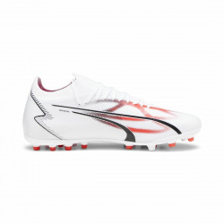 Botas de Fútbol para Adultos Puma Ultra Match MG Blanco