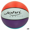 Balón de Baloncesto John Sports Rainbow 7 Ø 24 cm 12 Unidades