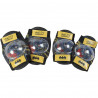 Kit Coderas y Rodilleras Batman CZ10957 Negro/Amarillo