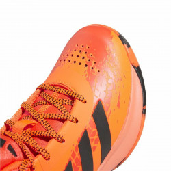 Zapatillas de Baloncesto para Niños Adidas Cross Em Up 5 K Wide Naranja