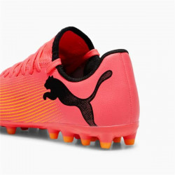 Botas de Fútbol Multitaco para Niños Puma Future 7 Play MG Naranja Naranja Oscuro