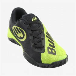 Zapatillas de Padel para Adultos Bullpadel Vertex Grip 23V Negro Amarillo Hombre