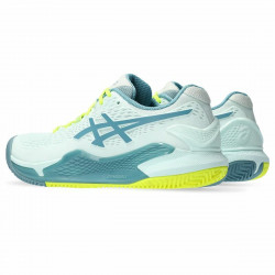 Zapatillas de Tenis para Mujer Asics Gel-Resolution 9 Clay Aguamarina