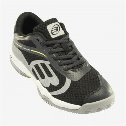 Zapatillas de Padel para Adultos Bullpadel Beker 23V Negro Gris Hombre