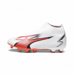 Botas de Fútbol para Adultos Puma Ultra Match+ Ll Fg/A Blanco Rojo