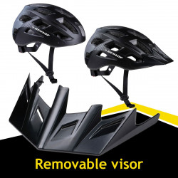 Casco de Ciclismo para Adultos Dunlop M Negro Luz LED