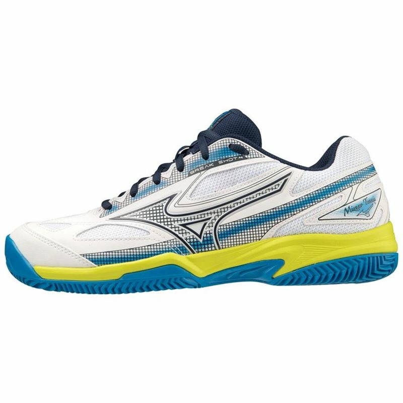 Zapatillas de Padel para Adultos Mizuno Break Shot 4 CC Blanco