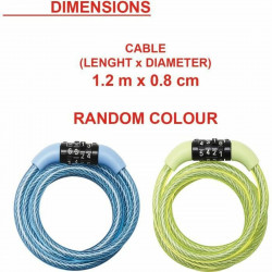 Cable con candado Master Lock