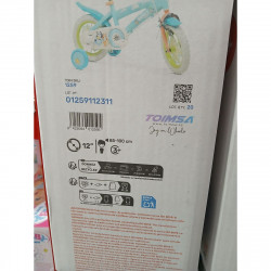 Bicicleta Infantil Bluey 12" Azul Verde