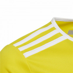 Camiseta de Fútbol de Manga Corta para Niños Adidas Entrada 18 Amarillo