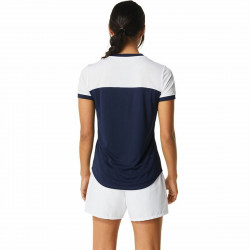 Camiseta Deportiva de Manga Corta Asics Court Azul marino Tenis