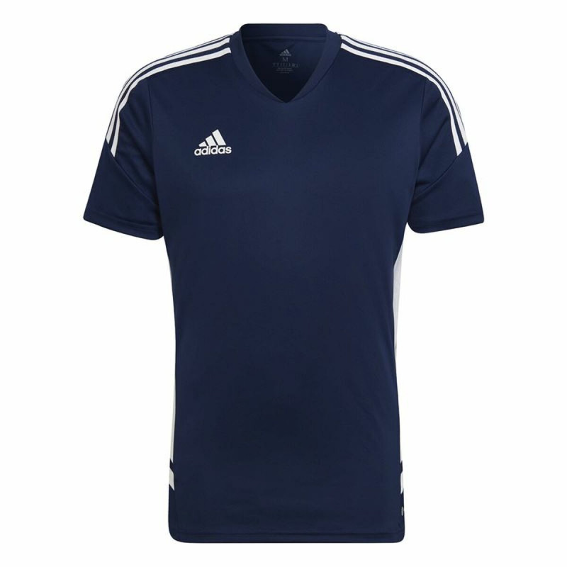 Camiseta de Fútbol de Manga Corta Hombre Adidas Con22 Azul