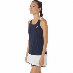 Camiseta Deportiva de Manga Corta Asics Court Azul Azul oscuro Tenis