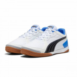 Zapatillas de Fútbol Sala para Adultos Puma Pressing Iv Blanco Azul