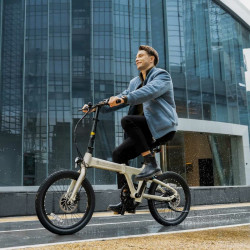 Bicicleta Eléctrica A Dece Oasis ADO A20 Air Gris 20" 100 Km