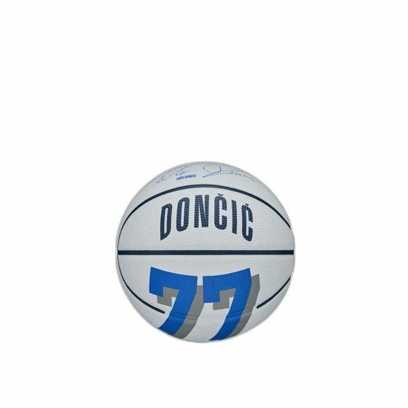 Balón de Baloncesto Wilson Luka Blanco (Talla 3)