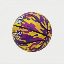 Balón de Baloncesto Peak Peak Camo Ball Amarillo Morado (Talla 5)