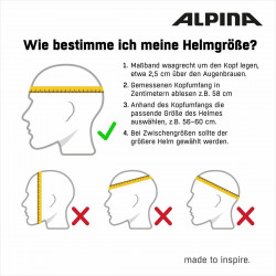 Casco de Ciclismo para Adultos Alpina A9711211 Blanco Estampado