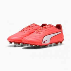 Botas de Fútbol para Adultos Puma King Pro Fg/Ag Rojo