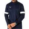 Sudadera sin Capucha Hombre Puma individualRISE 1/4 Z Navy