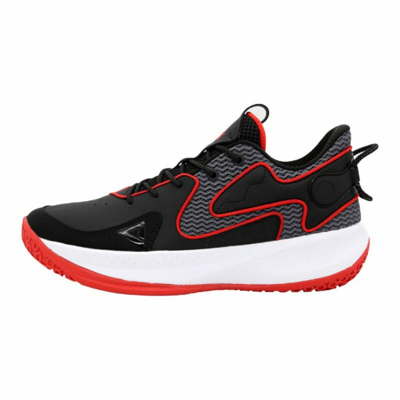 Zapatillas de Baloncesto para Adultos Peak Game 3 Negro Rojo