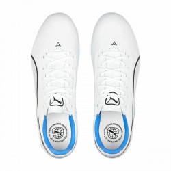 Botas de Fútbol para Niños Puma Ultra 5 Match It + Mid Blanco
