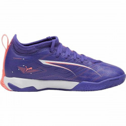 Botas de Fútbol para Niños Puma Ultra 5 Match It + Mid Blanco