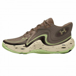 Zapatillas de Baloncesto para Adultos Under Armour Spawn 6 Mid Marrón