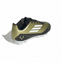 Botas de Fútbol para Niños Adidas F50 Club Messi Blanco Dorado