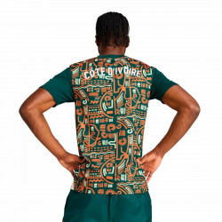 Camiseta de Fútbol de Manga Corta Hombre Puma Cote d'Ivore Prematch Ss Verde