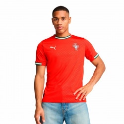 Camiseta de Fútbol de Manga Corta Hombre Puma Portugal Home Repl Rojo