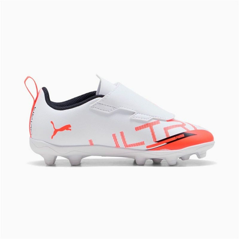 Botas de Fútbol para Niños Puma Blanco